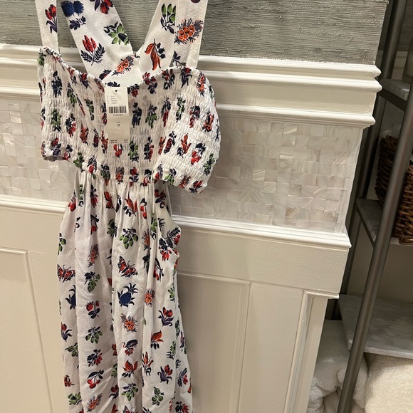 NWT new Anthropologie piper bandeau cutout mini dress medium cream print - Picture 10 of 17